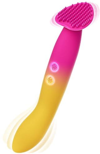Vibrator Adult Sex Toys for Women - G Spot Clitoral Stimulator Dildo with 10*10 Vibrations, Finger Bullet Vibrators Couples Toy, Waterproof Dual-ended Personal Wand Massager for Anal Nipple Vulva Play
