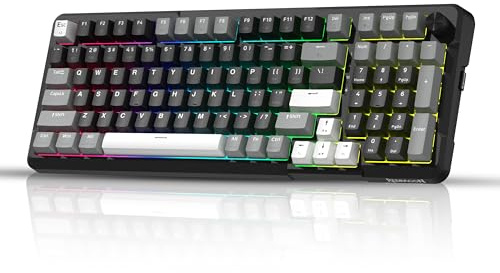 Redragon K742 98% Kabellose Mechanische Gaming Tastatur RGB Hot Swap Gasket