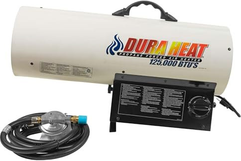 Dura Heat Propane Forced AIR Heater, White, GFA125A