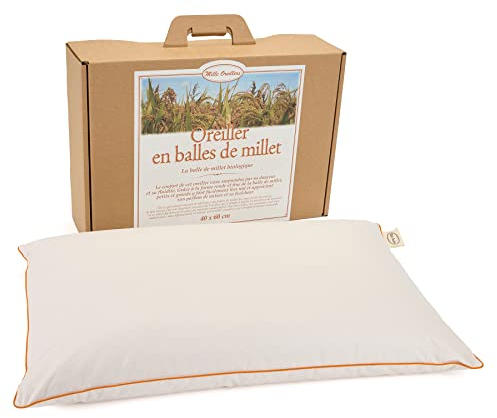 Organic Millet seeds Pillow 40 x 60 cm - Mille Oreillers