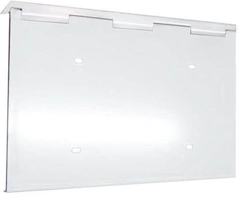 United Pacific 21552 Kennzeichenhalter aus Edelstahl, mit Scharnier
