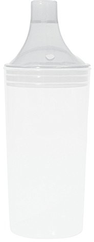 Drinking/Feeding Cup with 2 Spouts and Straw Holes Small/Narrow Spout allows for drinking Liquids, Larger/Wider Spout for more Solid or Blended Food Easy to hold and use Reduces risk of Spillage