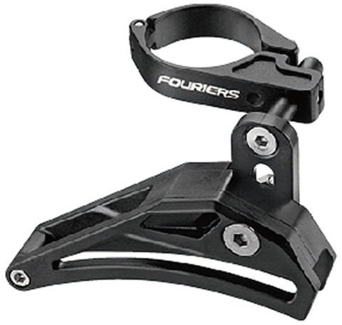 Fouriers - Guía de Cadena de Bicicleta para Bicicleta de montaña, Pinza de Montaje de Alta Velocidad a Velocidad única para Tubo de sillín de 34,9 mm 31,8 mm para Guardabarros de Cadena de Bicicleta