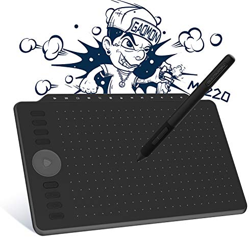 GAOMON M1220 12 Inch Drawing Tablet with 8192 Levels Digital Pen,13 Multimedia Keys and 8 Customised Shortcut Keys, Support Android & Windows &Mac OS
