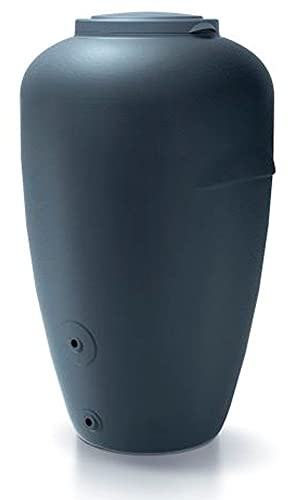 Prosperplast Aqua Can Barril de agua de lluvia 440L Aquacan de plastico en color antracita 82 largo x 76 ancho x 126 altura cm