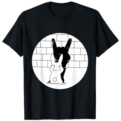 Pommesgabel, Häschen, Heavy Metal T-Shirt