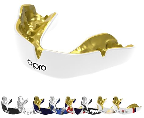 OPRO Instant Custom-Fit Mouthguard – Dentist Level Gum Shield Adult and Kids – OPRO Mouth Guard Boxing and MMA, Self-Fit Gum Shield Rugby and Hockey – Maximum Protection with Dental Warranty