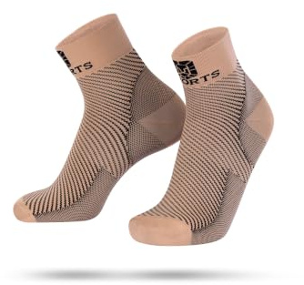 SWORTS Kompressionssocken Kurz I Plantarfasziitis Compression Socks Fersensporn (Kompressionsstrümpfe Damen & Herren)