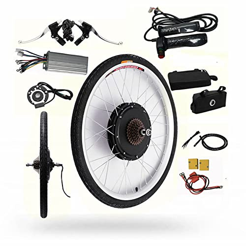 26 Zoll Hinterrad Umbausatz Electric Bicycle Umbausatz Kit Elektro Fahrrad Brushless Hinterradnabenmotor Ebike Conversion Kit Hinterrad