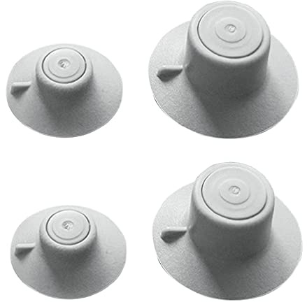 4 Stück/Set Laptop Wärmereduktion Pad Kühlung Kühle Füße Saugnapf Thermohalterung für Notebook PC Computer Geräte Zubehör Kühlpad für Laptop 17,3 Zoll