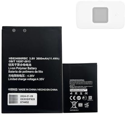 HIGHAKKU Replacement Battery HB824666RBC, HWBBJ1 Compatible with Hua-wei E5577 ebs-937, E5577s-321, E5785, E5785LH-22C Router Modem Hotspots Mobile WiFi