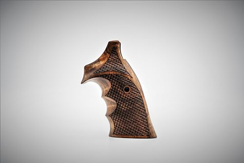 Deep Grips Brand Smith Wesson K/L/X – Rahmen aus Walnussholz mit runder Spitze
