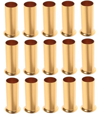Hoement 15stücke Teiliges Metall Abdeckhülsen Für Kronleuchterfassung Kandelaberfassung Lampensockel Ersatzteile Für Hängeleuchten Passend Für Kerzenlampen Und Kristallleuchten