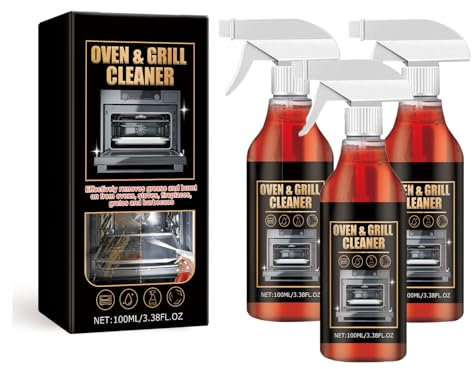 Backofenreiniger Spray, Grillreiniger Universalreiniger, Backofen & Grillreiniger, Ofenreiniger für Gasgrill, Backöfen, Grills, Ceranfeld etc (3)