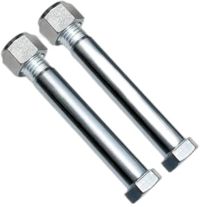 predolo 2 pezzi Perni per escavatori Perni di collegamento per rastrello Acciaio al manganese Accessori robusti resistenti all'usura Morsetto idraulico per