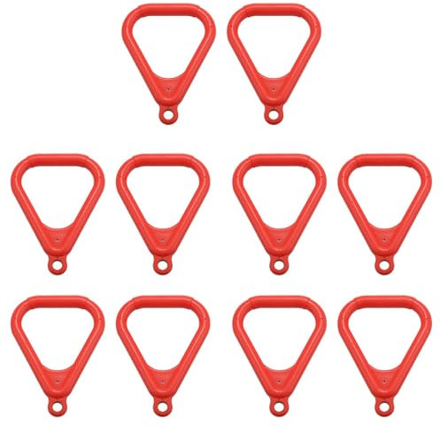 Hlxnyami 10 x trapetsring, gunga lekset, lekplats, trapetsstång, klätterställning, klätterställning, stor trapetsring