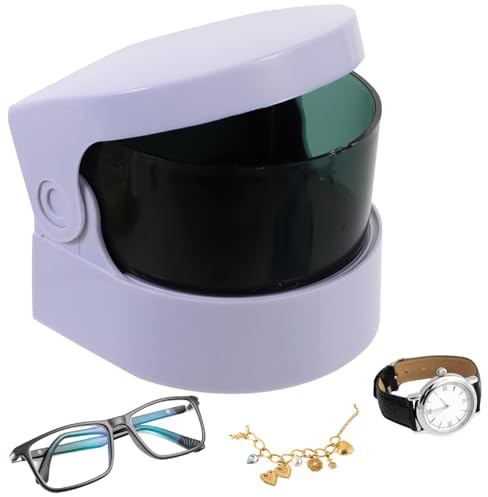 KOCKSHION Limpiador de Joyas y Prótesis Inteligente Limpieza Rápida y Efectiva para Joyería Dentaduras y Retenedores Diseño Compacto Cable