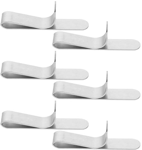 JOINPAYA Clips de Fixation de 6-10 Cm en Acier Inoxydable Lot de 6 Design Compact et Facile à Nettoyer pour Anneaux à Pâtisserie Cuisine Pâtisserie