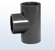 Raccord en T en PVC 90° - 3 manchons adhésifs - 40 mm