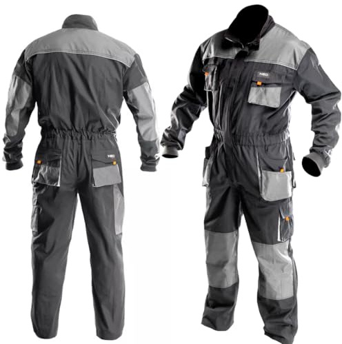 NEO TOOLS Arbeitsoverall Profi Arbeitsjacke Latzhose Overall Arbeitskleidung