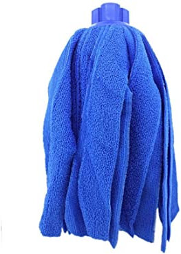 PAMEX - Mocio in microfibra strisce colori 155 g (blu)