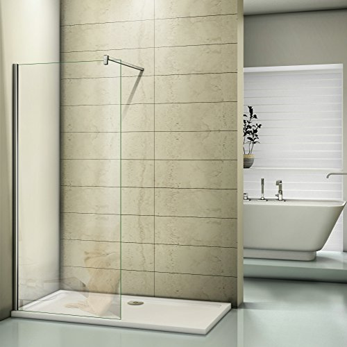Duschwand 160x200cm Walk in Dusche Duschtrennwand 10mm Easy-clean Nano Glas Duschabtrennung