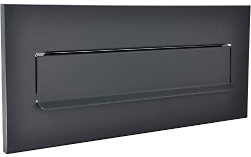 Tapa para cartas (310 x 135 cm, montaje desde el interior, formato C4, RAL 7016, cubierta para exteriores), resistente a la intemperie y a la corrosión