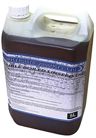 Double Boiled Linseed Oil - Traditional Wood Treatment, Seal/Oil Bare Woods (5 litres)