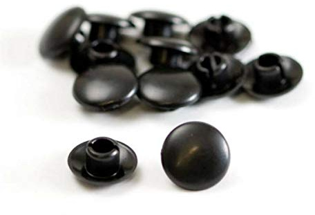Abdeckkappen für Innensechskant 6mm schwarz 12 STK. Schraubenabdeckung