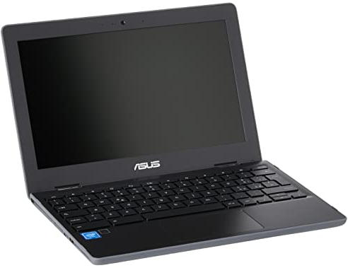 Asus Chromebook C204MA, Notebook 11.6 HD Anti-Glare, Intel Celeron N4020, 4GB LPDDR4, 64GB eMMC, Sistema Operativo ChromeOS, con Rivestimento Angoli in Gomma