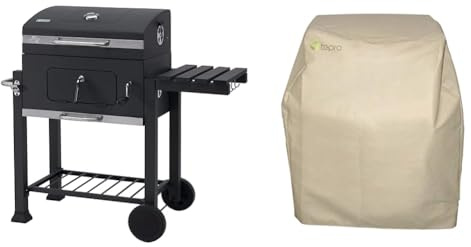 tepro 1164 Toronto Click 2019 Barbecue a carbone, Acciaio inox, Antracite & Toronto - Barbecue a carbonella dal design innovativo