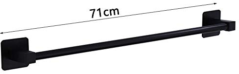 Handtücherstange Edelstahl Handtücherhalter schwarz einzigartiges Badezubehör 70cm