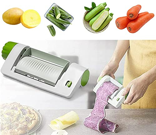 Benfa Trancheuse de légumes et de fruits, multifonction pour légumes et fruits, outil de cuisine en spirale.