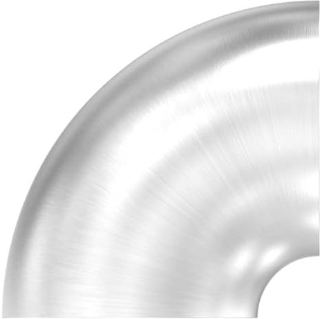 Fenau - Schweißbogen 90°, 33,7 x 2,0mm, Bauart 2, Material: V2A (Edelstahl) - langlebig & robust