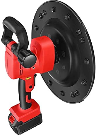 DPDZSW Ponceuse Murale 1680W, Machine à Plâtrer Les Surfaces en Béton, Truelle électrique à 6 Vitesses Réglables, Truelle à Coulis De Ciment pour Mortier De Plâtre électrique,1X2500MAH
