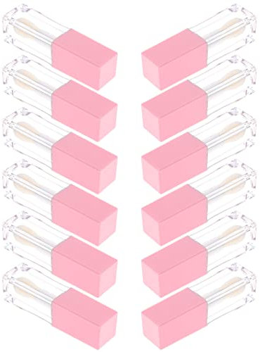 Beaupretty 12stücke Leere Lipgloss-röhren Aus Kunststoff Nachfüllbare Behälter Für Lippenbalsam Für Frauen Und Mädchen Leicht Platzsparend Aus Langlebigem Material