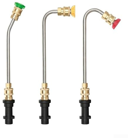 Hasaller 17 cm Hochdruckreiniger-Zubehör, Auto-Waschlanzenkopf-Verlängerungs-Set (U-förmig)