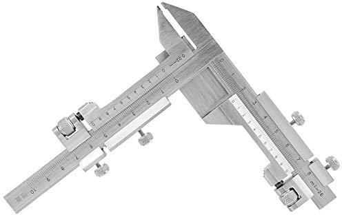 Pied à Coulisse D'épaisseur de Dent avec échelles de Vernier de Corde, Outil de Mesure D'engrenage en Acier Inoxyble pour épaisseur 39.6mm 36.7mm