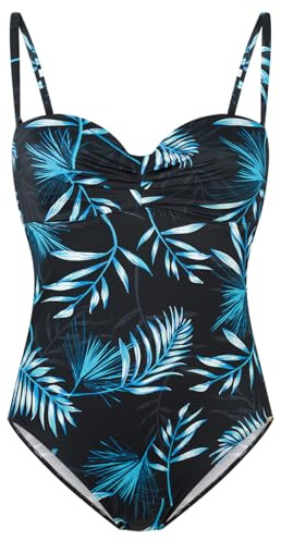 Schiesser Dam Bandeau baddräkt – Mix & Match Swim, Multicolor 3_182693, 44 / C