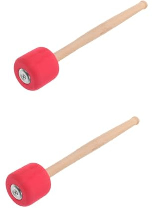Toyvian 2stücke Bass Drum Mallet Holzschlägel Rutschfester Percussion Stick Mit Präzisem Für Vielseitige Musikstile Für Profis Und Anfänger