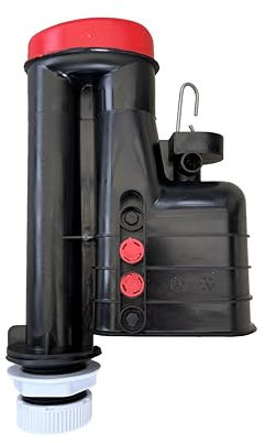 Fluid Master Dual Flush Syphon 8 WRAS Toilet Cistern Parts With Built-in Overflow, Variable Flush for Water Saving