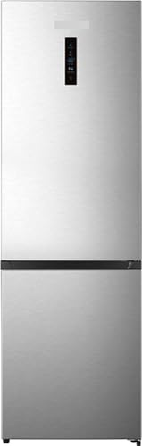 Sangiorgio It Wash Srl SC38NFXDE - Frigorifero combinato, libera installazione, 336 litri, inox, Classe energetica E