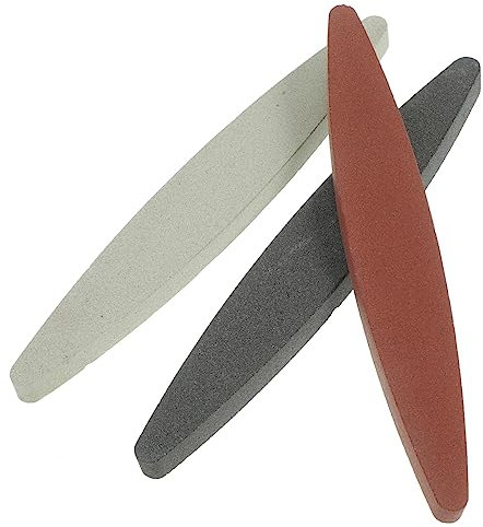 MAGICLULU 3pcs Whetstone Grit Sharpening for Garden Tools Kitchen Knives Cutter Tool Sharpener