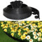 Borde de césped de plástico Flexible, Borde de césped de plástico 5cmx10m, Incluye 30 Puntos de Anclaje y 1 Conector, con un par de Guantes, Valla de jardín Decorativa (Ferroso, 5cmx10m)