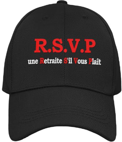 Bramart Casquette Homme Retraité Cadeau Original pour Retraite ou Anniversaire Idées de Cadeau pour Lui à Noël Taille Unique avec Visière