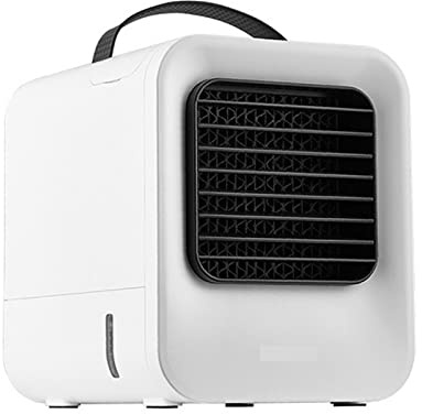 Portable Air Conditioner Mini 3 In 1 Water Cooling Fan Desktop Humidifier Exhaust Touch Control for Home Office - Easy to Move