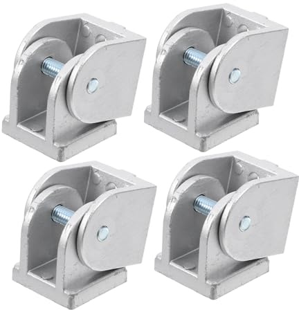 Alipis 4pcs Zinc Alloy Flexible Pivot Joints for Aluminum Extrusion Profile Aluminum Profile Pivot Connectors Easy Installation and Disassembly Brackets for Versatile Assembly