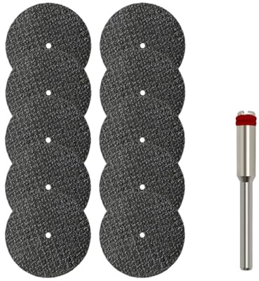 11/27 pezzi Lama for sega circolare 32 mm Disco da taglio for metallo Smerigliatrice Utensile rotante for metallo Disco da taglio abrasivo for plastica(11Pcs)