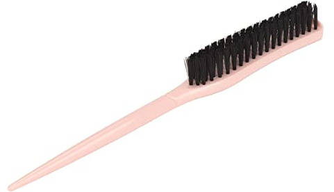 Hamwesh Spazzola per Capelli Cotonata, Setole in Nylon a 3 File, Impugnatura Ergonomica, Aggiunge Volume, Design Portatile con Coda Arrotondata, per Cotonatura e Styling (PINK)