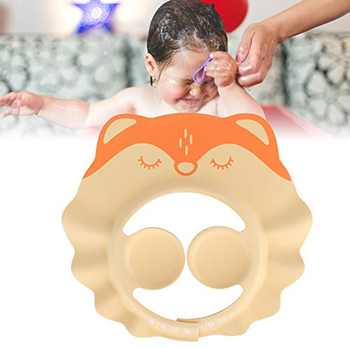 CFTGIW Babyschampomössa Justerbar Badduschskyddsmössa Tillbehör för Småbarn Med Kuddar Huvudskydd Slitsar Justerbar Vikt Lätt i Färg Barnschampo CapShampoo